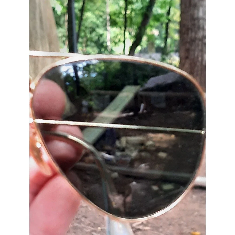 Ray-Ban RB3025 Brown Polarized Lens Gold Metal Frame Sunglasses